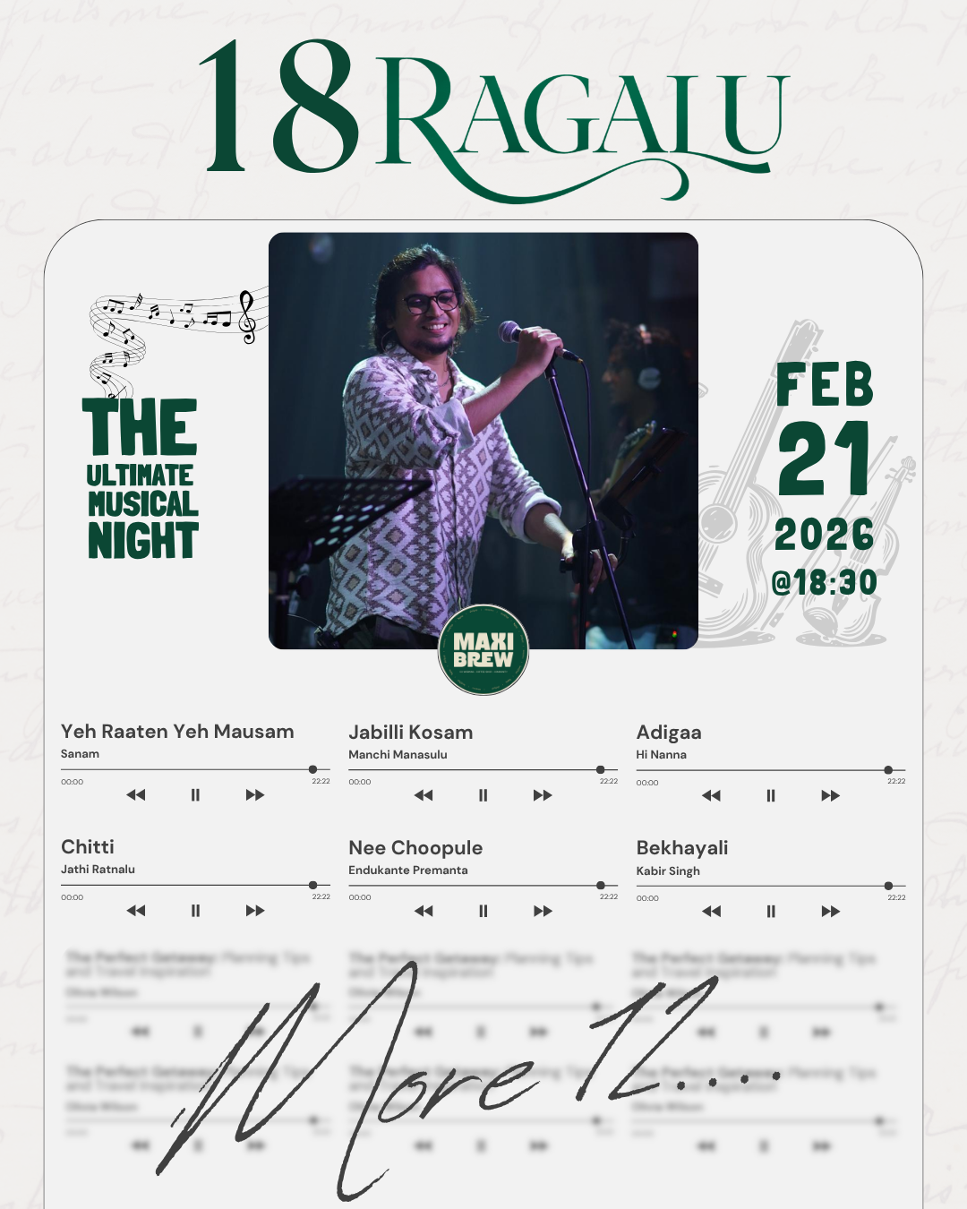 Musical Night Lineup